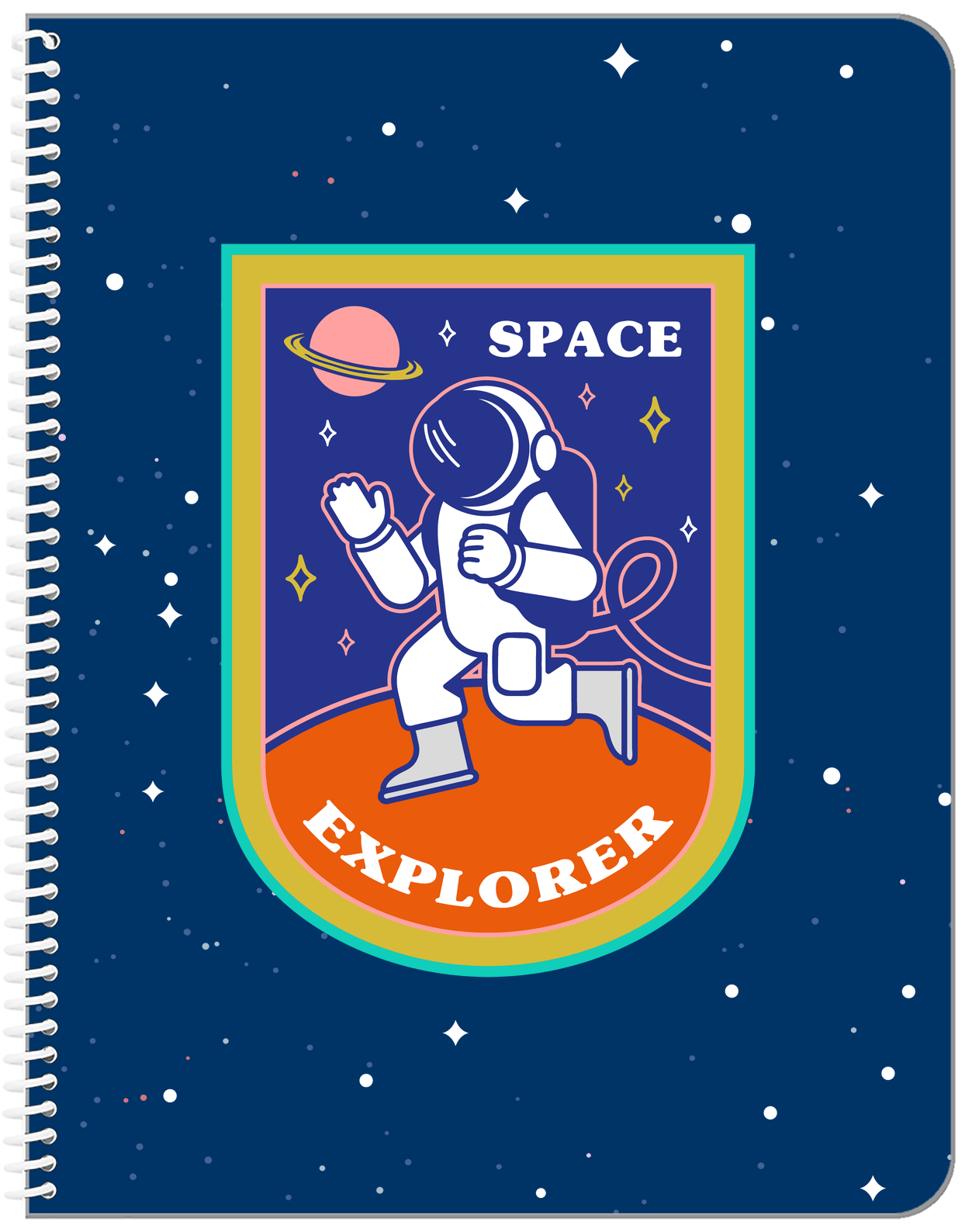 Aliens / UFO Notebook - Space Explorer - Front View