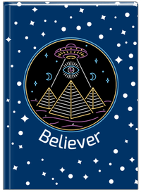 Thumbnail for Personalized Aliens / UFO Journal - Seeing Eye - Front View