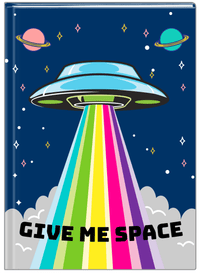 Thumbnail for Personalized Aliens / UFO Journal - Give Me Space - Front View