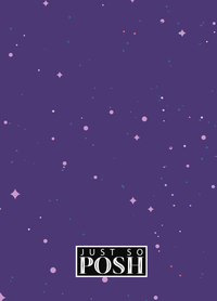Thumbnail for Personalized Aliens / UFO Journal - Purple Background - Back View