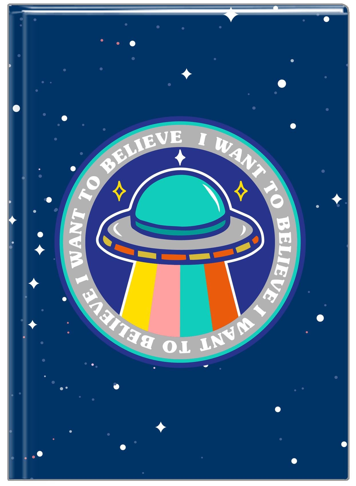 Aliens / UFO Journal - I Want To Believe - Front View