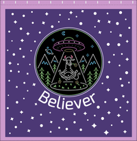 Thumbnail for Personalized Aliens / UFO Shower Curtain - Cow - Decorate View