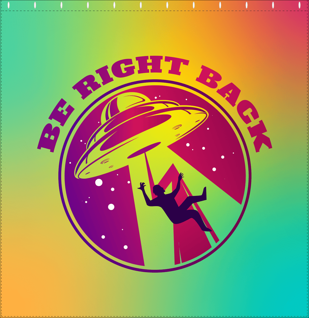 Aliens / UFO Shower Curtain - Be Right Back - Decorate View
