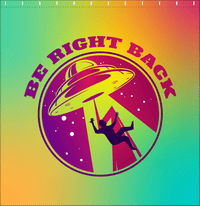 Thumbnail for Aliens / UFO Shower Curtain - Be Right Back - Decorate View