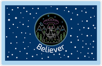 Thumbnail for Personalized Aliens / UFO Placemat - Cow -  View