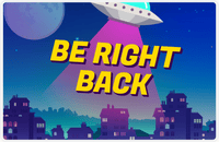 Thumbnail for Aliens / UFO Placemat - Be Right Back -  View