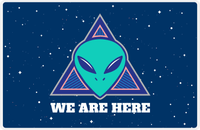 Thumbnail for Aliens / UFO Placemat - We Are Here -  View