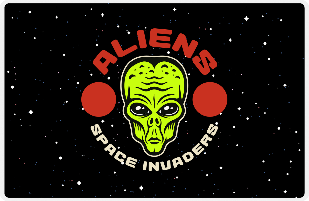 Aliens / UFO Placemat - Space Invaders -  View