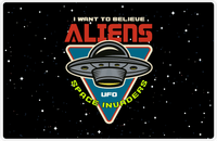Thumbnail for Aliens / UFO Placemat - I Want To Believe -  View