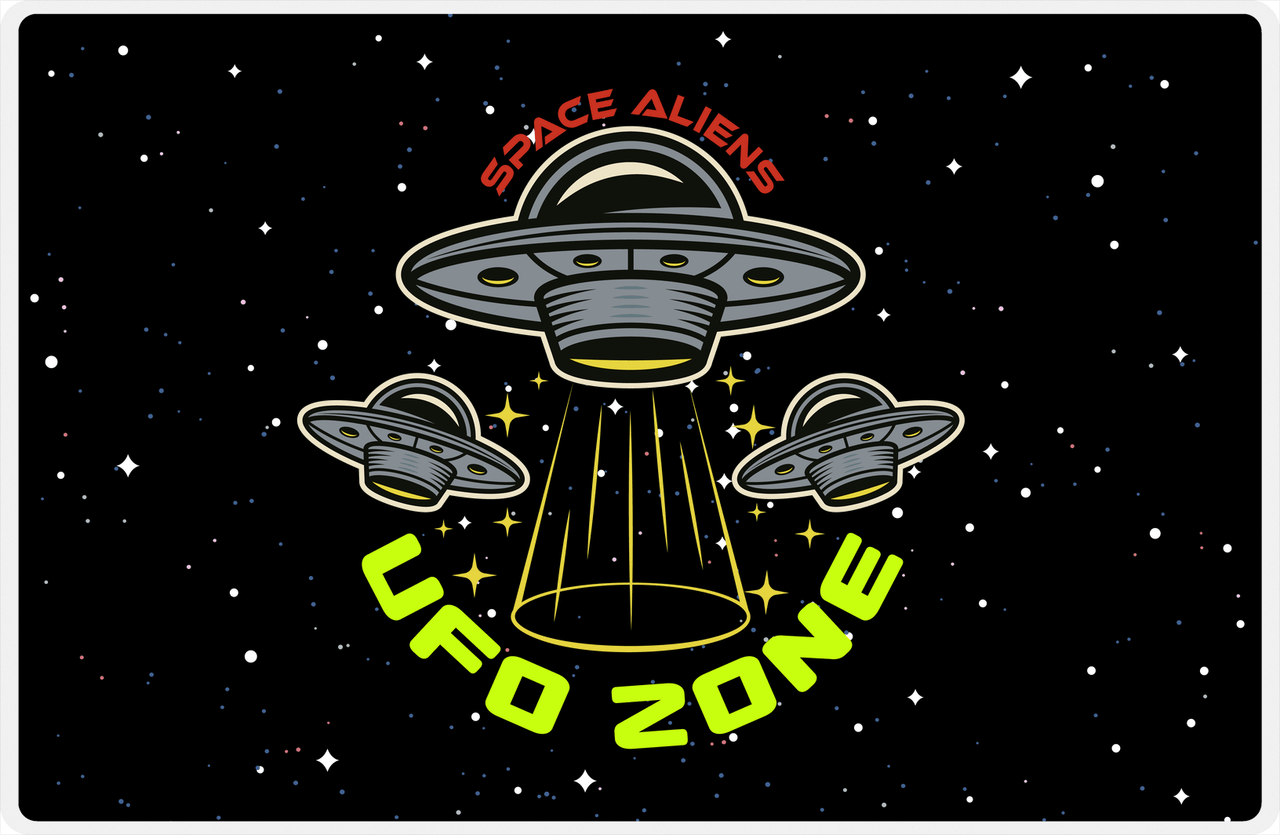 Aliens / UFO Placemat - UFO Zone -  View
