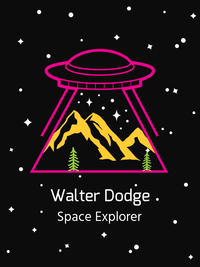 Thumbnail for Personalized Aliens / UFO T-Shirt - Black - Mountains - Decorate View