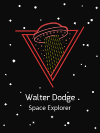 Thumbnail for Personalized Aliens / UFO T-Shirt - Black - Stars - Decorate View