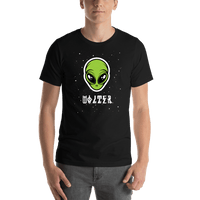 Thumbnail for Personalized Aliens / UFO T-Shirt - Black - Shirt View