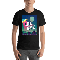 Thumbnail for Aliens / UFO T-Shirt - Black - LOL Bye - Shirt View