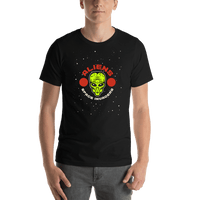Thumbnail for Aliens / UFO T-Shirt - Black - Space Invaders - Shirt View