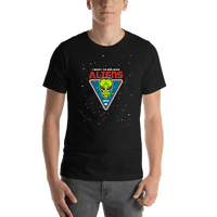 Thumbnail for Aliens / UFO T-Shirt - Black - I Want To Believe - Shirt View