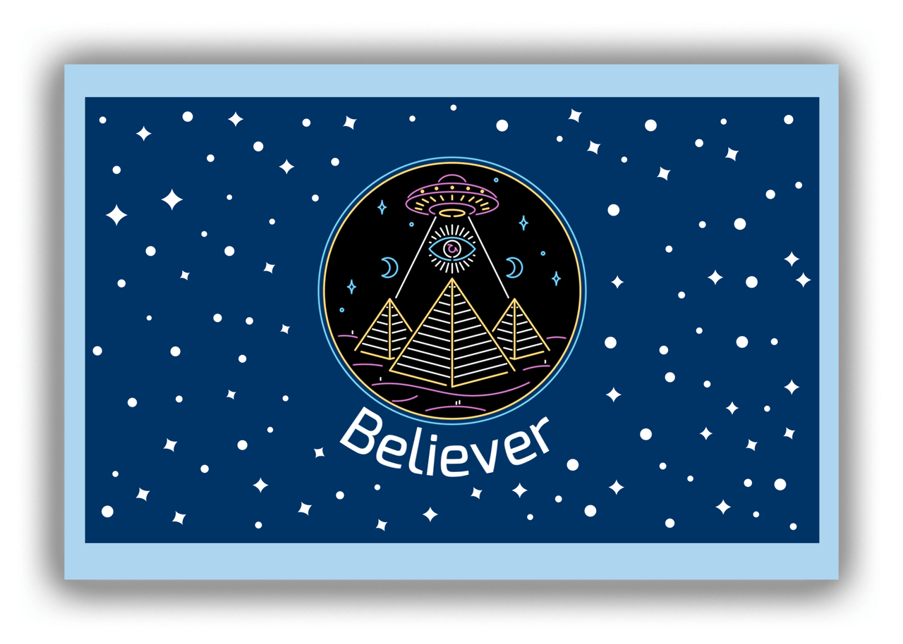 Personalized Alien / UFO Canvas Wrap & Photo Print - Seeing Eye - Front View