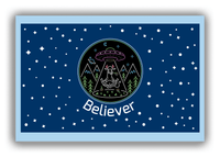 Thumbnail for Personalized Alien / UFO Canvas Wrap & Photo Print - Cow - Front View