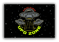 Thumbnail for Alien / UFO Canvas Wrap & Photo Print - UFO Zone - Front View