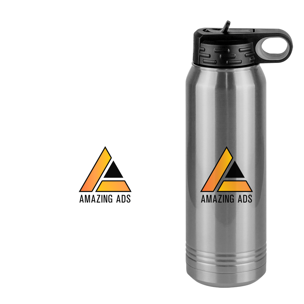 Personalized AMZ Company Water Bottle (30 oz) - Design View