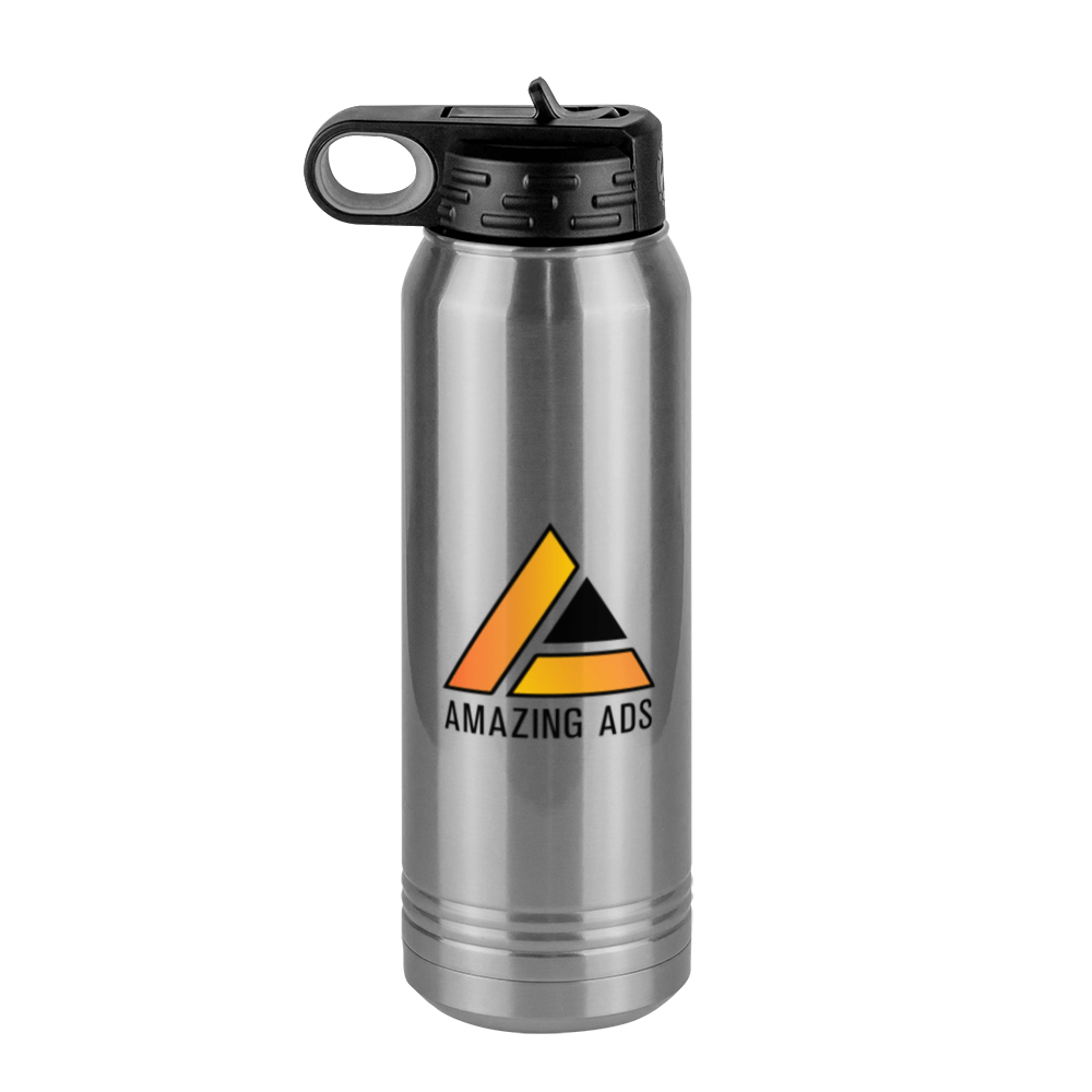 Personalized AMZ Company Water Bottle (30 oz) - Left View