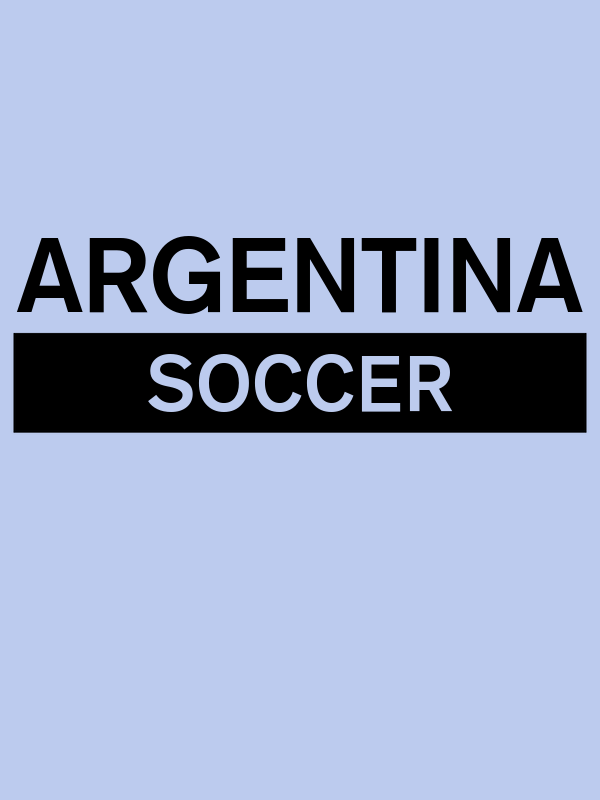 Argentina Soccer T-Shirt - Blue - Decorate View