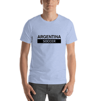 Thumbnail for Argentina Soccer T-Shirt - Blue - Shirt View
