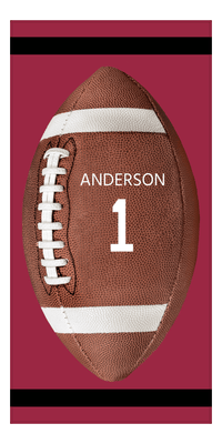 Thumbnail for Personalized Arizona Football Beach Towel - Front View