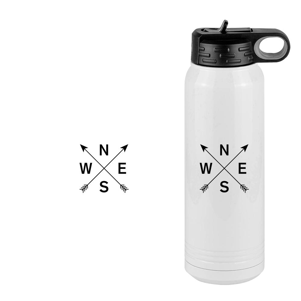 Personalized Arrows Water Bottle (30 oz) - Design View