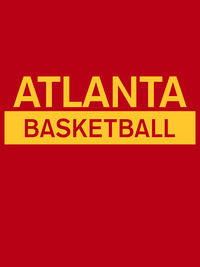 Thumbnail for Atlanta Basketball T-Shirt - Red - Decorate View