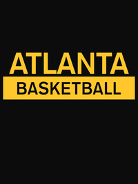 Thumbnail for Atlanta Basketball T-Shirt - Black - Decorate View