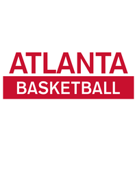 Thumbnail for Atlanta Basketball T-Shirt - White - Decorate View