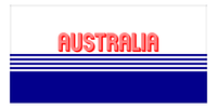 Thumbnail for Personalized Australia Beach Towel - Front View