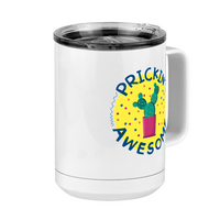 Thumbnail for Awesome Cactus Coffee Mug Tumbler with Handle (15 oz) - Front Right View