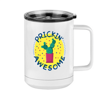 Thumbnail for Awesome Cactus Coffee Mug Tumbler with Handle (15 oz) - Right View