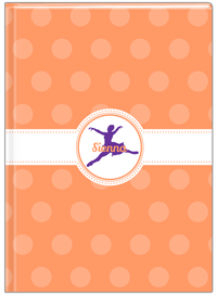 Thumbnail for Personalized Ballerina Journal IX - Silhouette IV - Front View