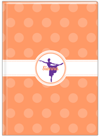Thumbnail for Personalized Ballerina Journal IX - Silhouette V - Front View