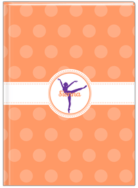 Thumbnail for Personalized Ballerina Journal IX - Silhouette X - Front View