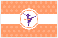Thumbnail for Personalized Ballerina Placemat IX - Silhouette I -  View