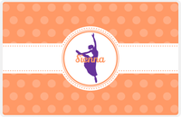 Thumbnail for Personalized Ballerina Placemat IX - Silhouette VII -  View