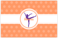 Thumbnail for Personalized Ballerina Placemat IX - Silhouette X -  View