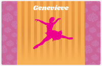 Thumbnail for Personalized Ballerina Placemat X - Silhouette IV -  View