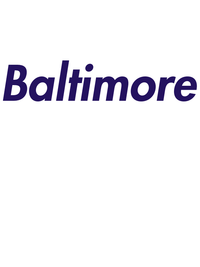 Thumbnail for Personalized Baltimore T-Shirt - White - Decorate View
