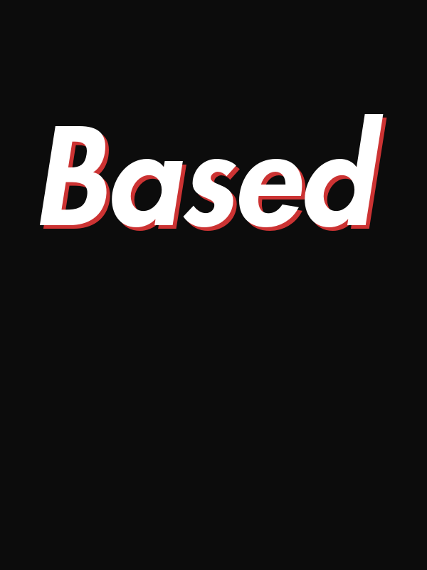 Based T-Shirt - Black - Decorate View