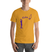 Thumbnail for Personalized Basketball T-Shirt - Gold - Jump Shot - Shirt View