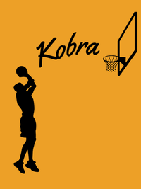 Thumbnail for Personalized Basketball T-Shirt - Gold - Jump Shot - Decorate View