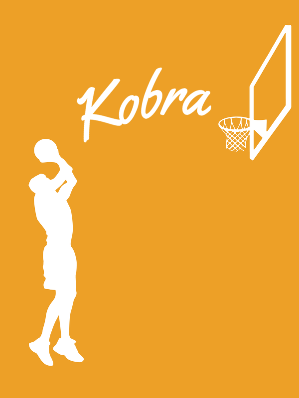 Personalized Basketball T-Shirt - Gold - Jump Shot - Decorate View