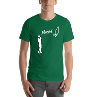 Thumbnail for Personalized Basketball T-Shirt - Green - Jump Shot - Shirt View