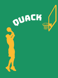 Thumbnail for Personalized Basketball T-Shirt - Green - Jump Shot - Decorate View