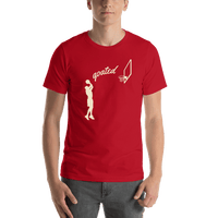 Thumbnail for Personalized Basketball T-Shirt - Red - Jump Shot - Shirt View